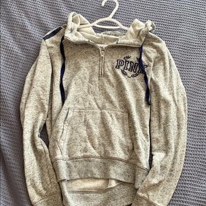 Half zip hoodie